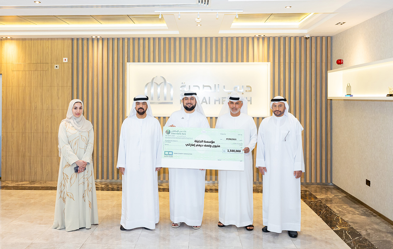 Dubai Charity Association donates AED 1.5 million to support Dubai Health programs and initiatives