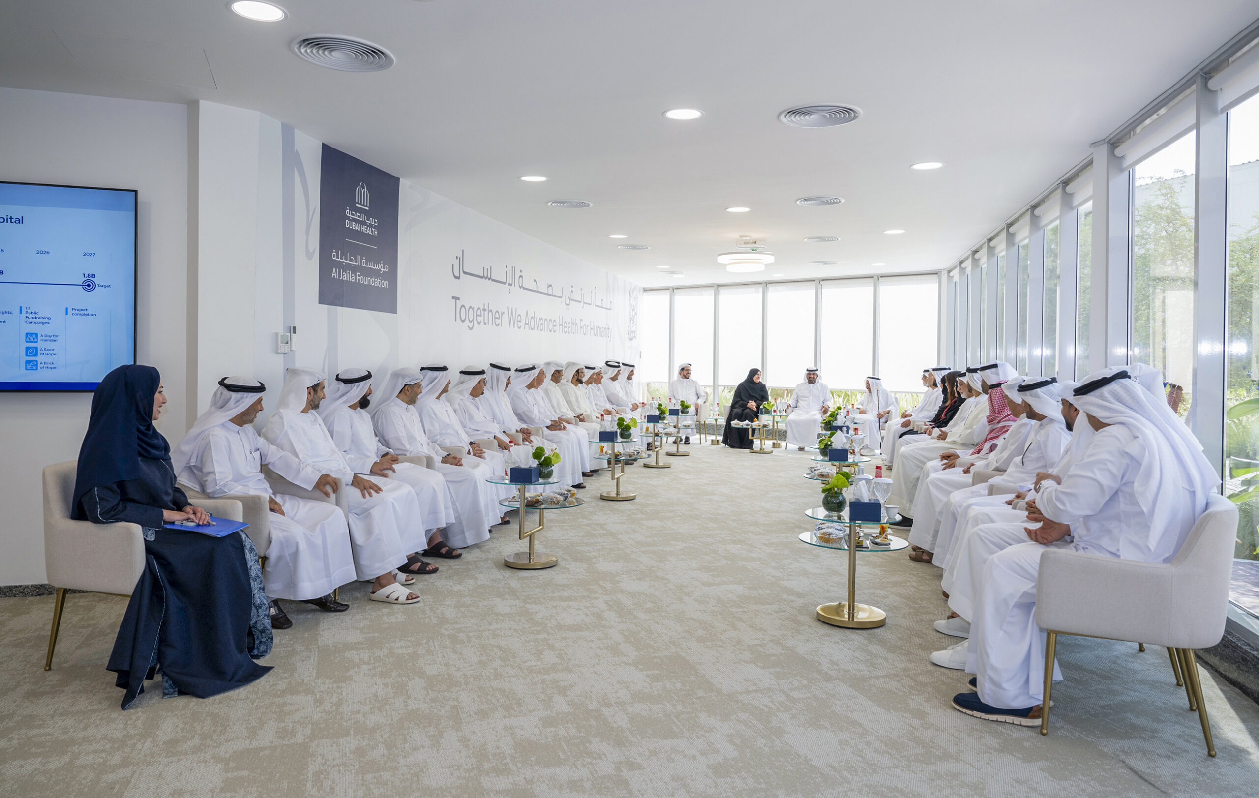 Al Jalila Foundation adds names of 18 donors to sections and facilities at Hamdan Bin Rashid Cancer Hospital in recognition of their support