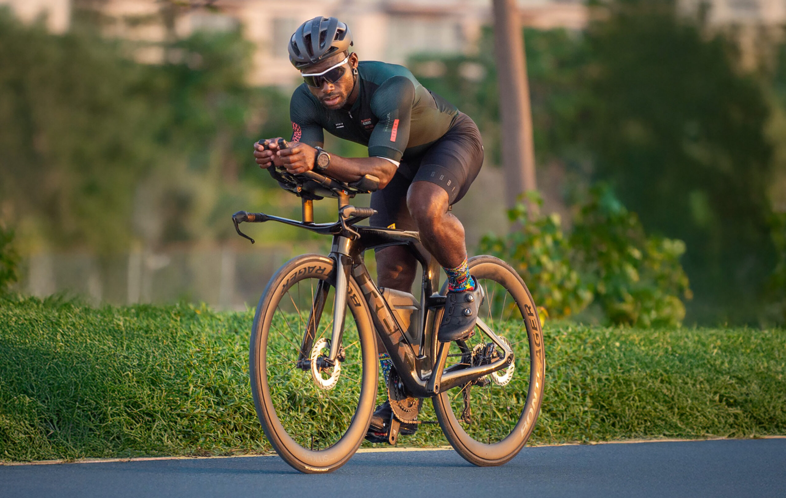 Ghani Souleymane Reaches Halfway Mark in Guinness World Record Attempt to Complete 100 Triathlon Challenge Supporting Al Jalila Foundation